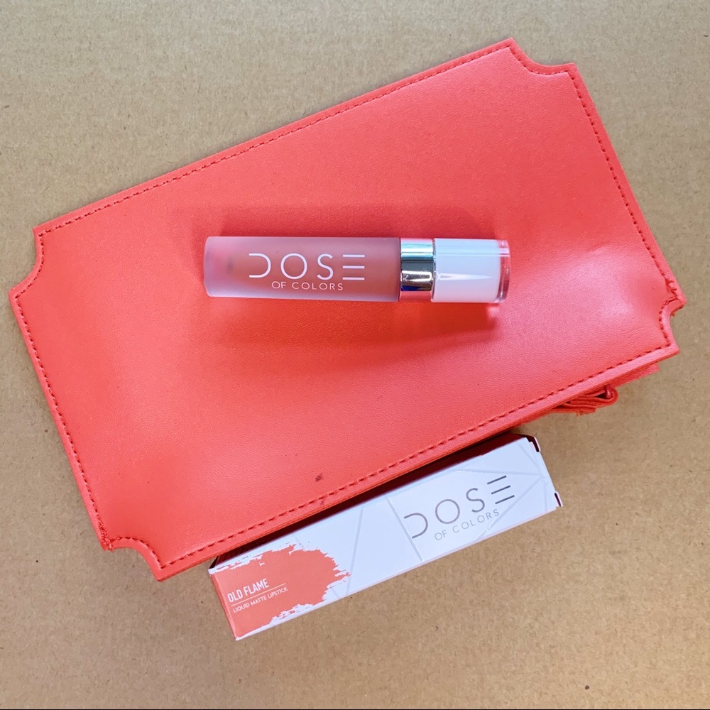DOSE of color liquid lipstick in Old Flame